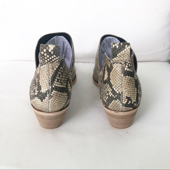 Dolce Vita Shoes Sonni Western Ankle Snakeskin Booties Boots Size 7.5 NEW - Picture 4 of 8